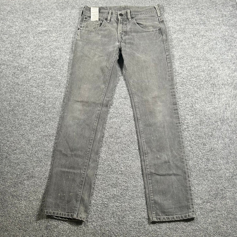Levi's Jeans Mens Size 32x34 Gray 511 Slim Fit Faded Casual Denim Pants